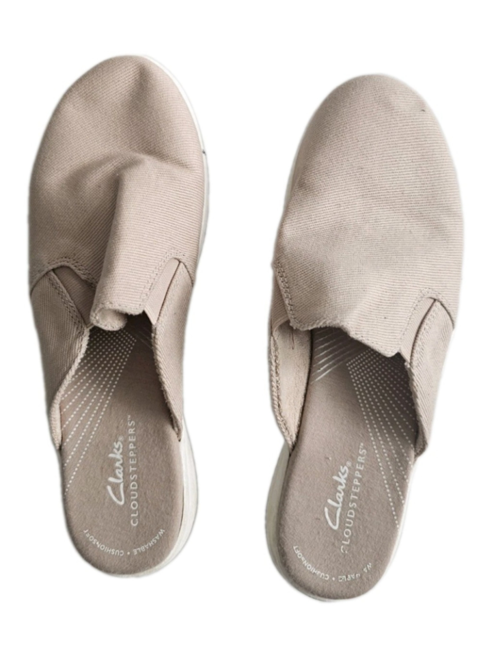 Womens CLARKS CLOUDSTEPPERS slip on Comfort shoes sz 8.5 M